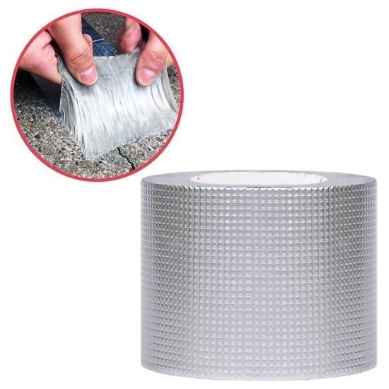 Robinanka Yüksek Sıcaklık Dayanan Su Geçirmez Çatı Boru Duvar Çatlak Yapışkan Bant Folyo 5 mt x 10 cm