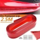 Robinanka® Kırmızı Renkli 2,5 Metre Araba Oto Ön Tampon Koruyucu Kauçuk Pratik Tampon Şerit Bant Döşeme Robinanka® Kırmızı Renkli 2,5 Metre Araba Oto Ön Tampon Koruyucu Kauçuk Pratik Tampon Şerit Bant Döşeme