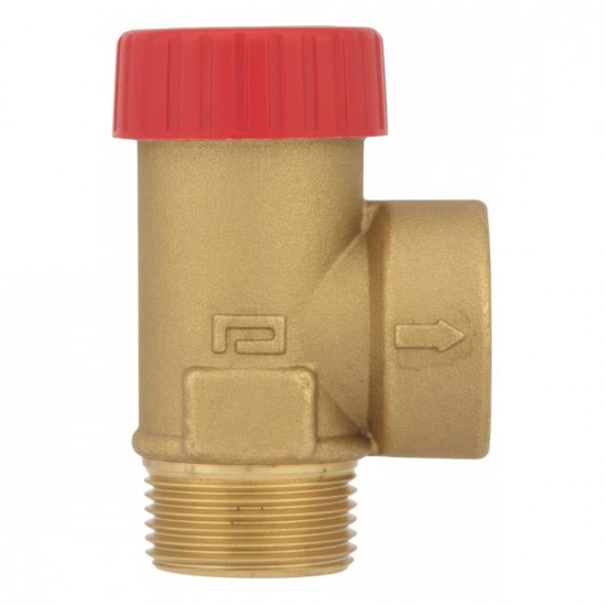 Pakkens Emniyet Ventili Sabit Basınçlı 1/2" 8Bar Erkek 1 Kutu (5 adet)