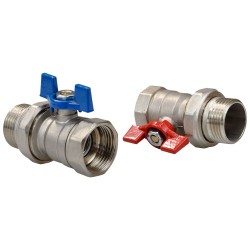 Standart 1" Küresel Rekorlu Vana (Kollektör Vanası) Takım