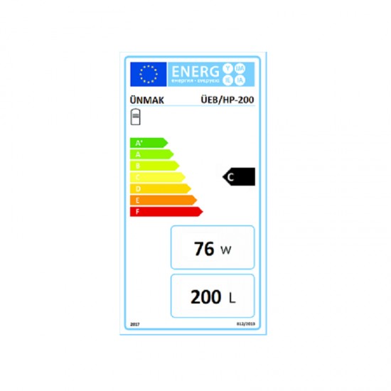 Ünmak 200 Lt. Isı Pompası Boyleri ÜEB/HP